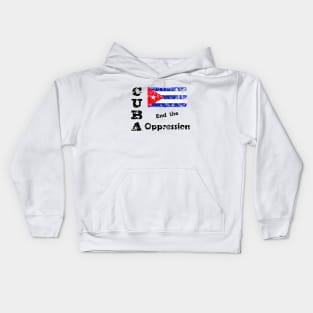 Cuba - End the Oppression Kids Hoodie